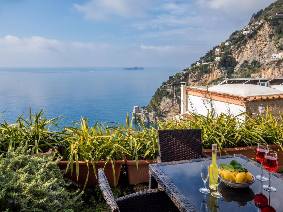 Scorcio D' Oltremare - Sea View Apt In Positano Exterior foto